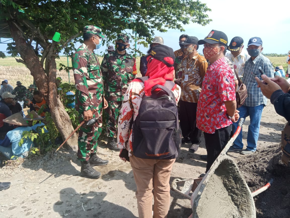 Danrem 073/Makutarama, Cek Langsung Pembangunan TMMD Reg Ke-109 Kodim 0715/Kendal